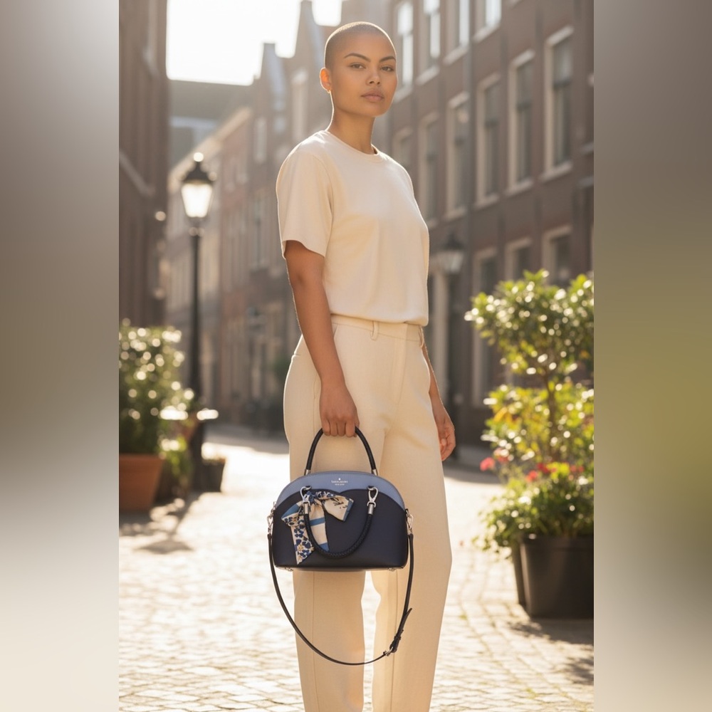 KATE SPADE NEW YORK PAYTON COLORBLOCK MEDIUM DOME SATCHEL